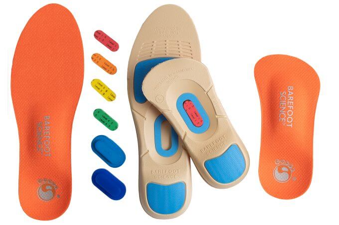 An image of Barefoot Science Active range of insoles